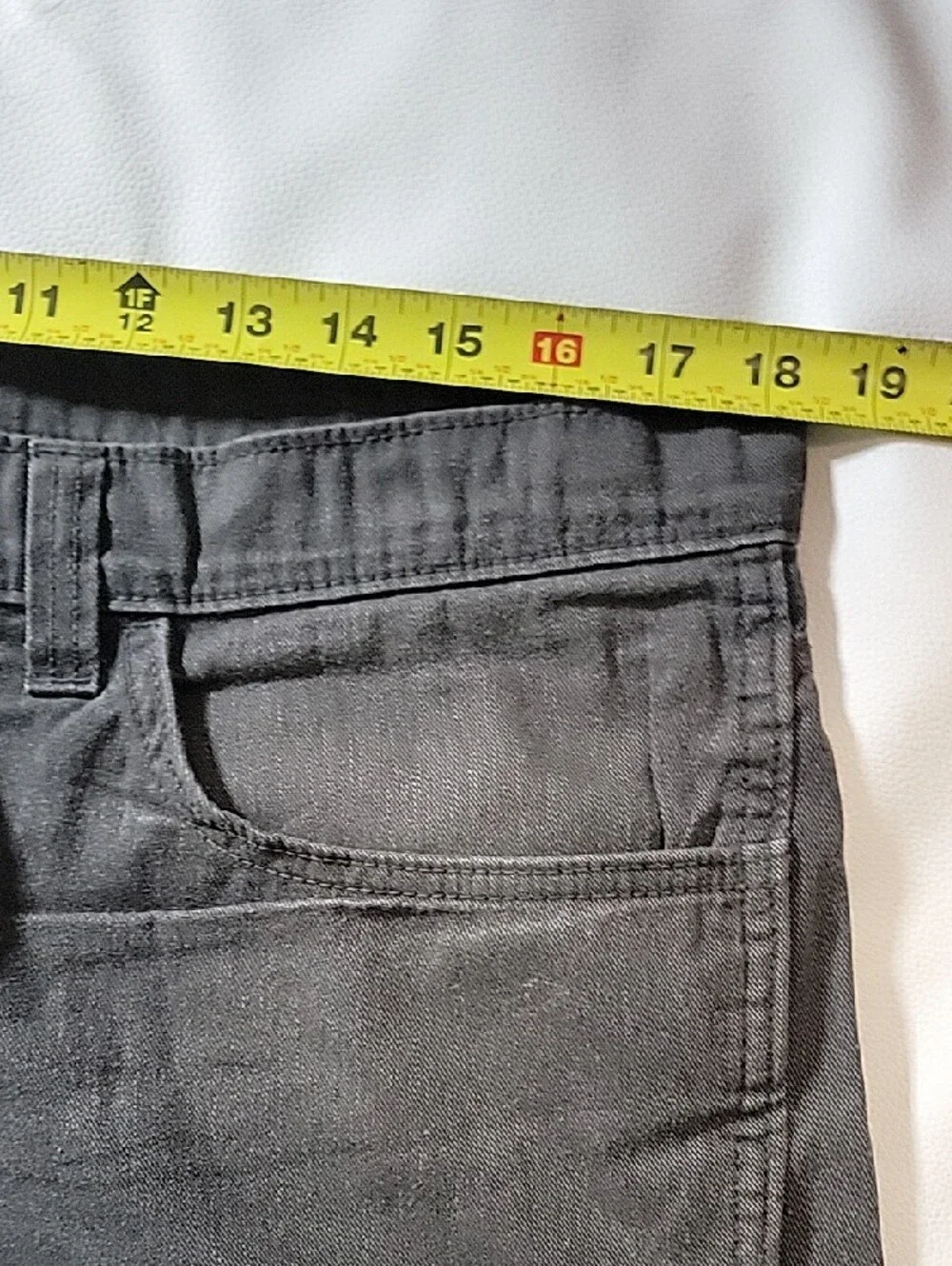 Levi's 511 Slim Straight Jeans Men's 34x30 Black Grey Faded Wash Denim